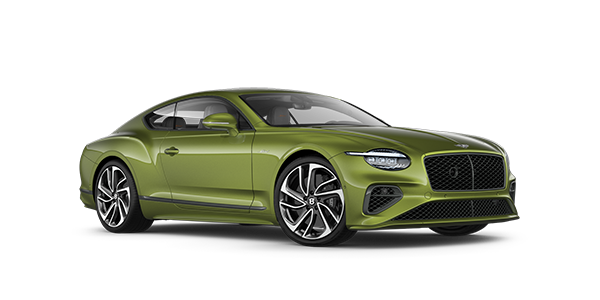 Bentley Guiyang New Bentley Continental GT Speed coupe in Tourmaline green paint with 22 inch sports wheel